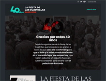Tablet Screenshot of fiestadelascuadrillas.com